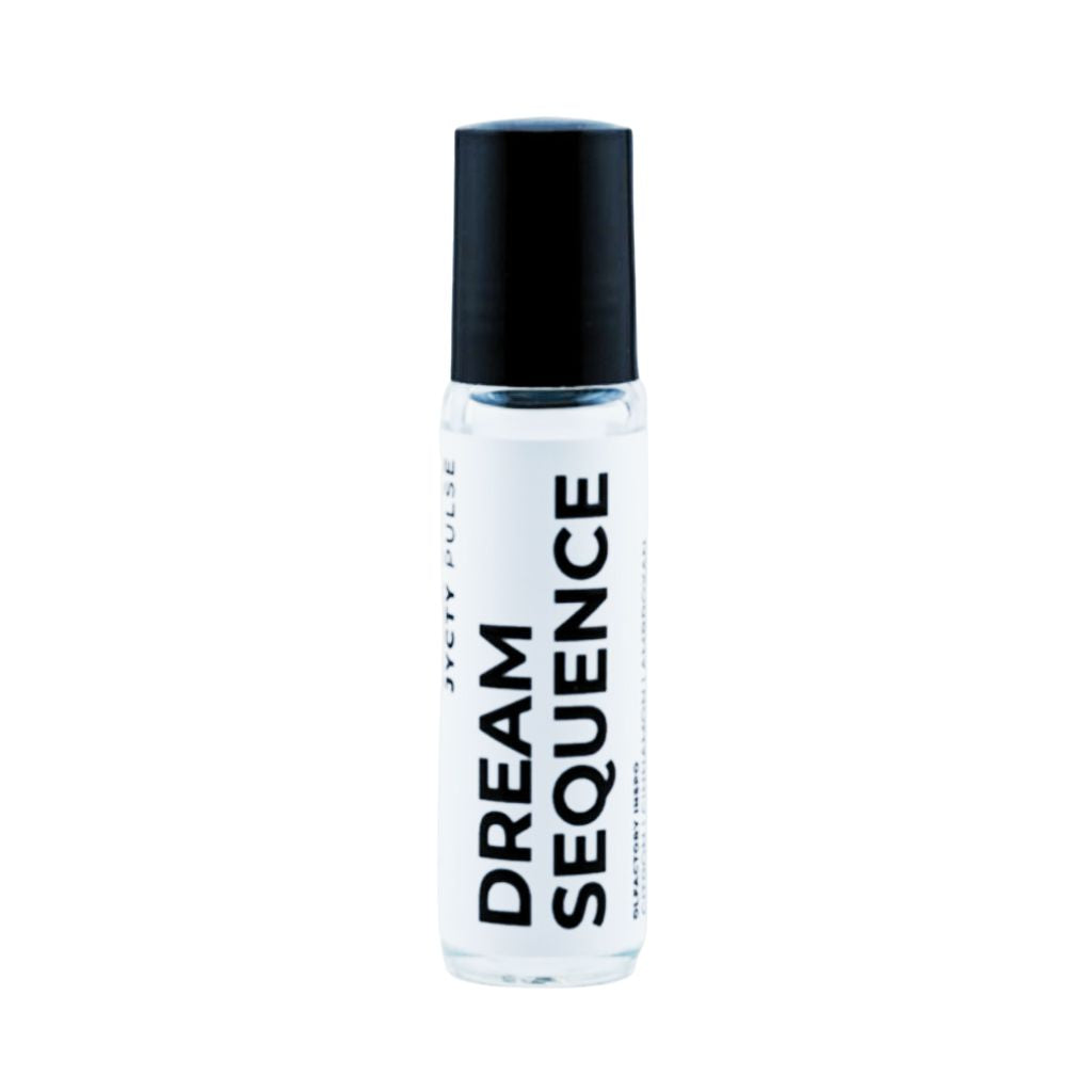 Roll-on bottle labeled 'Dream Sequence' on a white background