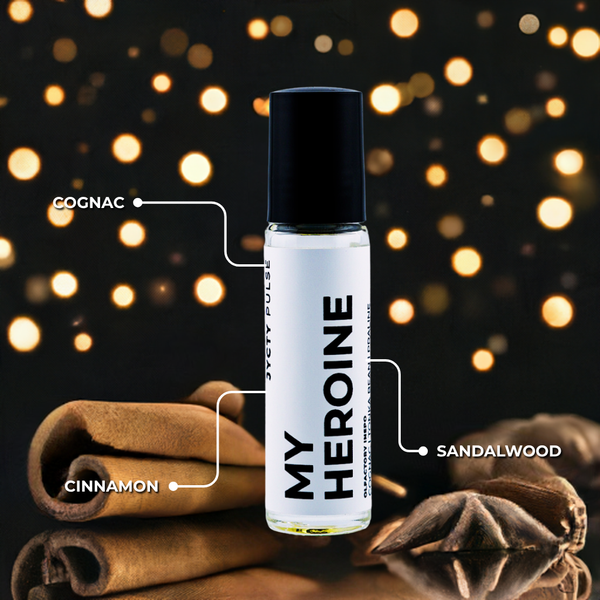 MY HEROINE long-lasting cognac perfume oil 10ml roll-on