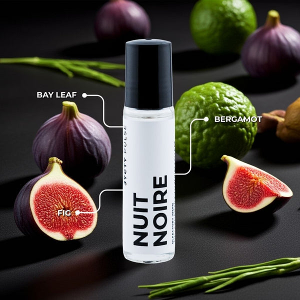 JYCTY Nuit Noire with ingredients like bergamot and fig