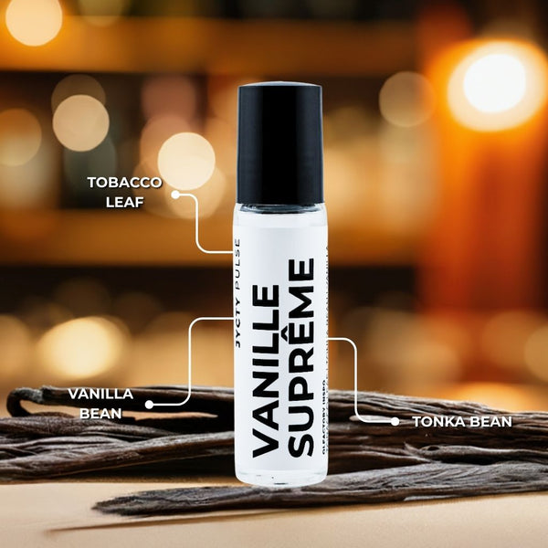 Vanille Suprême perfume oil bottle – vegan & cruelty-free
